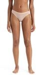 Icebreaker Damen Women's Siren Bikini Merinounterhose Beige S