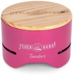 Feuerhand Tischgrill Tamber in Telemagenta, Grillrost aus Emaille, Anti-Haft,