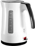 Wasserkocher - MELITTA - Enjoy Aqua, 1,7 L, 2400 W, wei&szlig;/schwarz, entnehmbarer