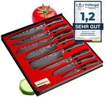 K&uuml;chenkompane &ndash; asiatisches Edelstahl Messerset Premium &ndash; 8-teiliges