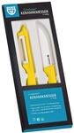 GR&Auml;WE Keramik Messerset Cerahome 2-teilig | Messer (7,5 cm) & Sch&auml;ler (18 cm) 