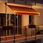 Swing & Harmonie Markise mit LED Beleuchtung - Gelenkarmmarkise - Sonnenschutz -