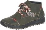 Rieker 51534 Damen - Stiefel & Stiefeletten gr&uuml;n, 37 EU