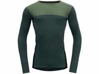 Devold Herren Lauparen Merino 190 Shirt Tshirt, Forest/Woods/Black, S