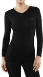 FALKE Damen Baselayer-Shirt Wool-Tech Light V Neck W L/s Sh Wolle Funktionsmaterial