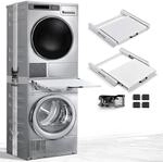 [en.casa] Universal Zwischenbaurahmen f&uuml;r Trockner & Waschmaschine (60cm...