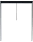 APANA Fliegengitter Rollo Fenster bis 60x100 cm &ndash; anthrazit &ndash; ausziehbarer