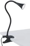 Reality Leuchten LED Klemmleuchte Viper R22398102, Kunststoff schwarz, inkl. 3 Watt