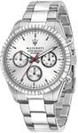 Maserati Herrenuhr, Competizione Kollektion, aus Edelstahl, mit Edelstahl-Armband -