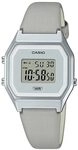 Casio Damen Quartz Armbanduhr, 33.50mm Geh&auml;usegr&ouml;&Atilde;&Yuml;e mit grau digital Zifferblatt