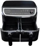 Gastronoma Airfryer - Hei&szlig;luftfritteuse 9 L - Doppelkammer - Air Fryer 2400 W -