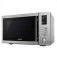 Smeg MOE25X Arbeitsfl&auml;che Grill-Mikrowelle 25l 900W Edelstahl Mikrowelle