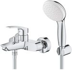 Grohe Eurosmart Badmengkraan met Doucheset Chroom