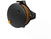 Fiskars Solid Waterwheel M Schlauchtrommel-Set, Schwarz/Orange