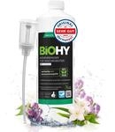 BiOHY Bodenreiniger f&uuml;r alle Wischroboter mit Fr&uuml;hlingsduft (1l Flasche) + Dosierer