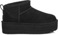 UGG Classic Ultra Mini Platform 1135092-BLK, Womens Winter Boots,Boots, Black, 41 EU