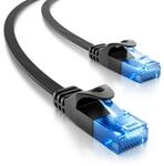 deleyCON 30m CAT6 Flaches Netzwerkkabel 1000 Mbit Gigabit LAN - Cat 6 RJ45 Ethernet