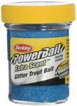 Berkley Paste f&uuml;r Forelle Schimmernde Forellenpaste PowerBait Blue Neon 50 g Blue