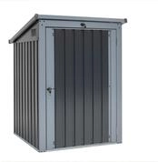 WESTMANN M&uuml;lltonnenbox 1er | 101x104x134 cm Grau | Stahl...