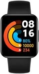 Xiaomi Poco Watch (schwarz), Messung SpO2, Herzfrequenz, 1,6 Zoll AMOLED-Display,