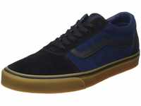 Vans Herren Ward Seasonal Sneaker, Suede Dress Blues/Black, 42.5 EU