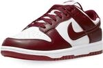 Nike Damen Dunk Low Retro Sneaker, Wei&szlig;/Teamrot, 9.5