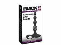 Black Velvets Vibrating Anal Beads - stimulierender Anal-Vibrator für Männer und