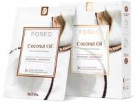 FOREO Coconut Oil nährende Sheetmaske für dehydrierte Haut, 3er Pack,...
