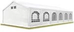 Partyzelt Festzelt 6x12 m in wei&szlig; Professional PE Plane 550 N Wasserdicht UV Schutz