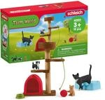 Schleich Farm World | Spielspa&szlig; f&uuml;r niedliche Katzen 42501 Tiere Set & Zubeh&ouml;r 