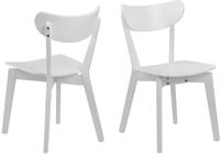 AC Design Furniture Roxanne Esszimmerst&uuml;hle 2er Set, H: 79,5 x B: 45 x T: 55 cm,