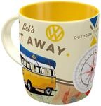 Nostalgic-Art Retro Kaffeebecher, 330 ml, VW Bulli &ndash; Let's Get Away | Original