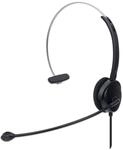 Manhattan USB-A-Headset, einseitig, Lautst&auml;rkeregler, einstellbar.