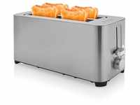 Princess 142402 Steel Toaster 2 Langer Schlitz - 7 einstellbare Stufen - 1400 W