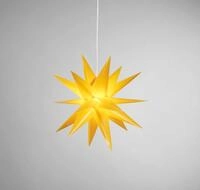 Star-Max LED Kunststoffstern wei&szlig; 35 cm