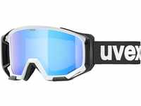 Uvex Athletic CV MX Goggle Cross/MTB Brille schwarz/mirror blau