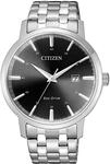 Citizen BM7460-88E Eco Drive Uhr Herrenuhr Edelstahl 5 bar Analog Datum Silber