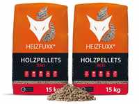 HEIZFUXX Holzpellets Red Heizpellets Hartholz Wood Pellet Öko Energie Heizung...