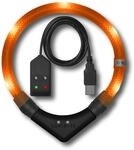 LEUCHTIE&reg; Easy Charge Leuchthalsband Hund aufladbar, wasserdichtes LED Halsband,