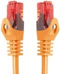 BIGtec LAN Kabel 0,15m Netzwerkkabel orange Gigabit Ethernet Kabel RJ45 Stecker