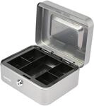HMF Geldkassette abschlie&szlig;bar, Kasse mit M&uuml;nzeinsatz, 5 M&uuml;nzf&auml;cher | 20 x...