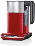 Bosch Wasserkocher Styline TWK8614P, Abschaltautomatik, &Uuml;berhitzungsschutz,