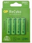 GP RecyKo+ 4 AA-Batterien niedlich