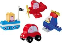 Big-Bloxx - Peppa Pig Fahrzeuge - 4 Peppa Wutz Spielzeug-Fahrzeuge f&uuml;r Kinder von 18