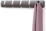 Umbra Flip 5 Garderobenhaken - Moderne, Schlichte und Platzsparende Garderobenleiste