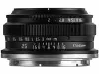 TTArtisan 25mm F2.0 APS-C Manuelles Kamera Objektiv Tragbar Kostengünstig...