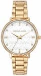 Michael Kors Damen Pyper Uhr, Quarzwerk mit DREI Zeigern, mit Edelstahl- oder