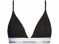 Calvin Klein Damen Triangel BH Gepolstert, Schwarz (Black), XS