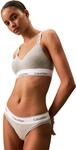 Calvin Klein Damen BH Bralette Lightly Lined Vorgeformt, Grau (Grey Heather), XS