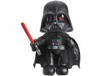 Star Wars HJW21 - Darth Vader Puppe (28 cm) mit Stimmenverzerrer und aufleuchtendem